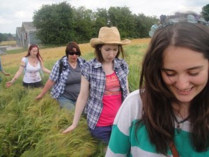 The group at Crop Circles Tour UK