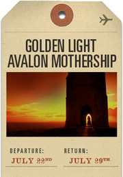 Golden Light Avalon Mothership Sacred Tour