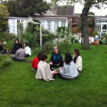 Outdoor in the light language workshop
